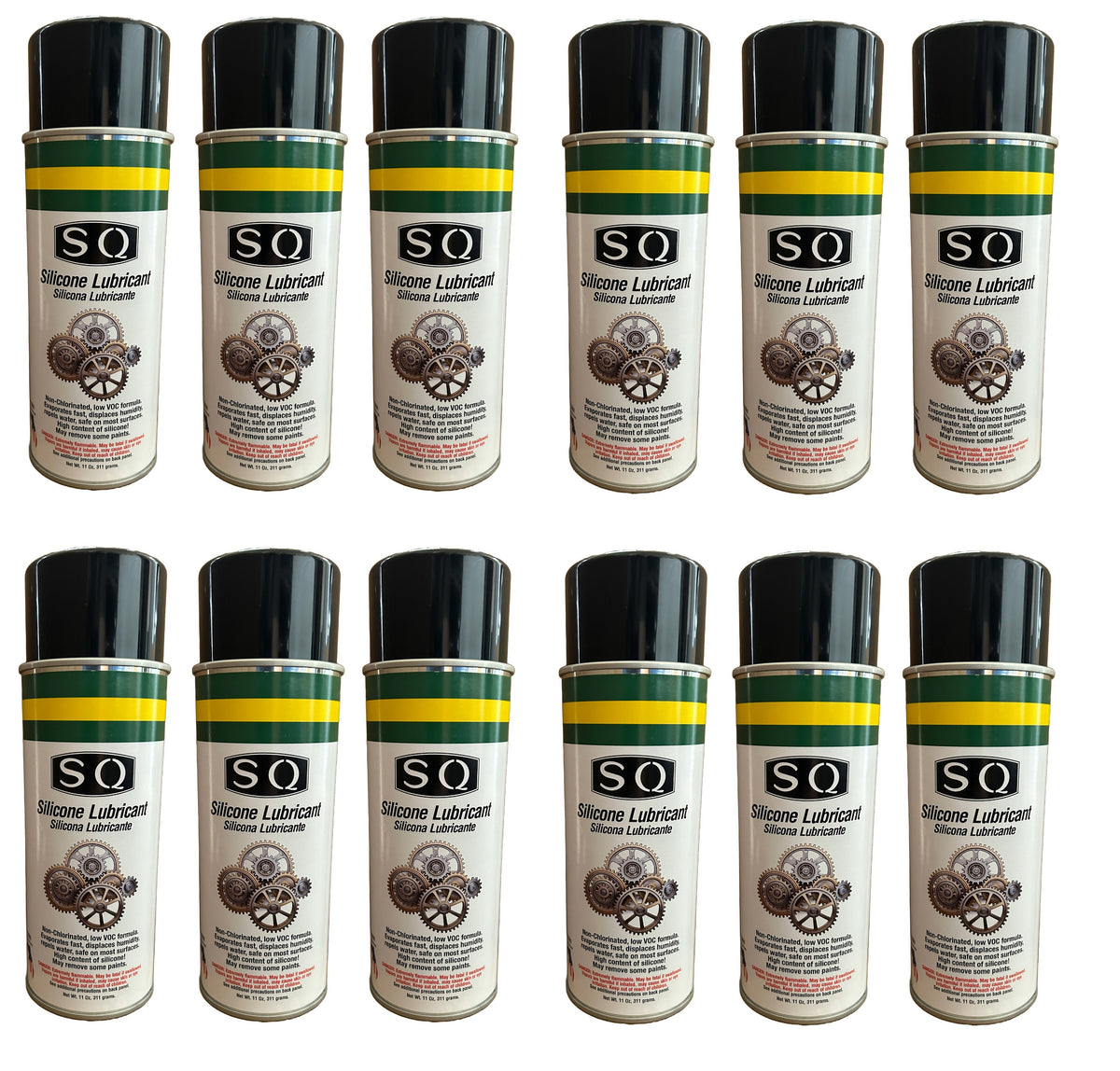 SQ Silicone Lubricant, 11 oz per can  SQ Products