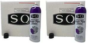 SQ Chlorinated Brake Parts Cleaners, Non-Flammable, 19 oz per can