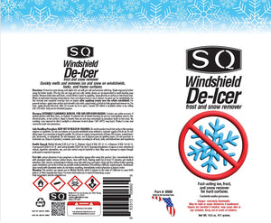 SQ De-Icer Windshield frost and snow remover, 14.5 oz